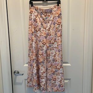 Flowy floral pants